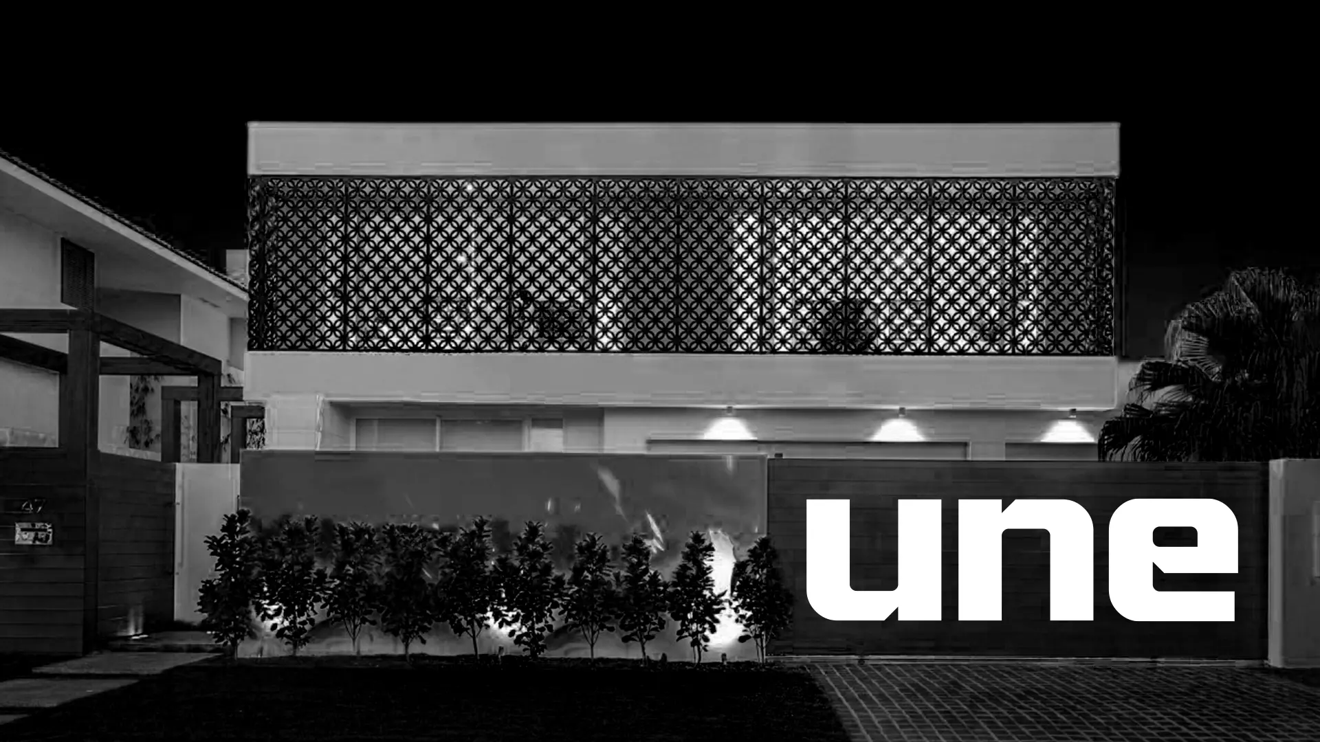 Fachada marca Anson Anderson Melo Designer Gráfico Identidade Visual Social Media Logomarca Logo IDV Logotipo Une Construtora Construção civil obras reformas